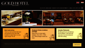 What Goldhotel.hu website looked like in 2016 (7 years ago)