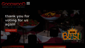 What Goodwoodbbq.com website looked like in 2016 (7 years ago)