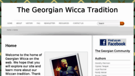 What Georgianwicca.com website looked like in 2016 (7 years ago)