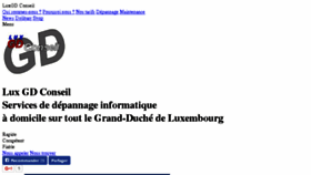 What Gdconseil.org website looked like in 2016 (7 years ago)