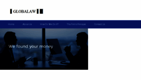 What Globalaw.com website looked like in 2016 (7 years ago)