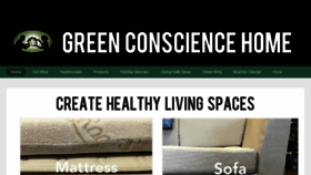 What Green-conscience.com website looked like in 2016 (7 years ago)
