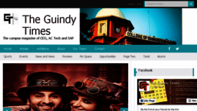 What Guindytimes.com website looked like in 2016 (7 years ago)