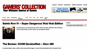 What Gamerscollection.com website looked like in 2016 (7 years ago)