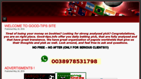 What Good-tips.info website looked like in 2016 (7 years ago)