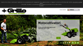What Grillospa.it website looked like in 2016 (7 years ago)