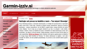 What Garmin-izziv.si website looked like in 2016 (7 years ago)
