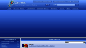 What Genesis.md website looked like in 2016 (7 years ago)