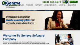 What Genevasoftware.com website looked like in 2016 (7 years ago)