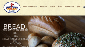 What Greatharvestmedford.com website looked like in 2016 (7 years ago)