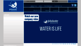 What Globalwatersolutions.com website looked like in 2016 (7 years ago)