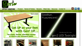 What Gen2office.com website looked like in 2016 (7 years ago)