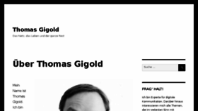 What Gigold.de website looked like in 2016 (7 years ago)