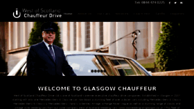 What Glasgow-chauffeur.com website looked like in 2016 (7 years ago)