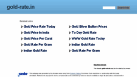 What Gold-rate.in website looked like in 2016 (7 years ago)