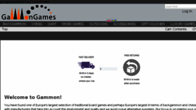 What Gammon.se website looked like in 2016 (7 years ago)