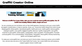 What Graffiticreatoronline.com website looked like in 2016 (7 years ago)
