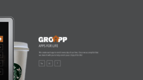 What Groapp.com website looked like in 2016 (7 years ago)