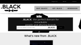 What Get.black website looked like in 2016 (7 years ago)