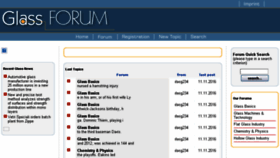 What Glassforum.com website looked like in 2016 (7 years ago)