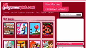 What Girlgamespink.com website looked like in 2016 (7 years ago)