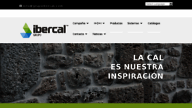 What Grupoibercal.com website looked like in 2016 (7 years ago)