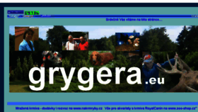 What Grygera.eu website looked like in 2016 (7 years ago)