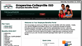 What Gcisdbenefits.com website looked like in 2016 (7 years ago)