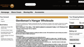 What Gentlemanshangarwholesale.com website looked like in 2016 (7 years ago)
