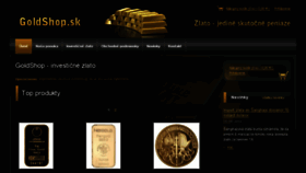 What Goldshop.sk website looked like in 2016 (7 years ago)