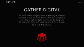 What Gatherdigital.co.uk website looked like in 2016 (7 years ago)