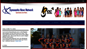 What Gymnasticsnewsnetwork.com website looked like in 2016 (7 years ago)