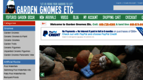 What Gardengnomesetc.com website looked like in 2016 (7 years ago)