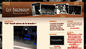 What Guybirenbaum.com website looked like in 2016 (7 years ago)