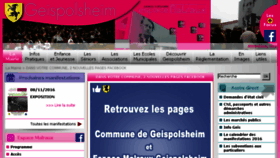What Geispolsheim.fr website looked like in 2016 (7 years ago)