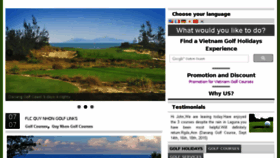 What Golfinvn.com website looked like in 2016 (7 years ago)