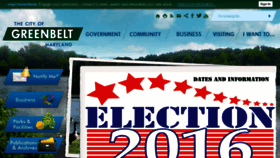 What Greenbeltmd.gov website looked like in 2016 (7 years ago)