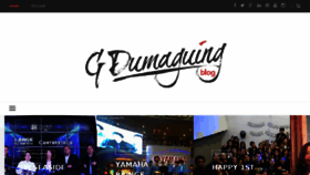 What Gadumaguing.com website looked like in 2016 (7 years ago)
