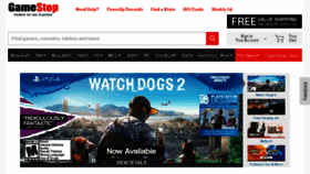 What Gamestop.com website looked like in 2016 (7 years ago)