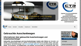 What Gebrauchteausschankwagen.de website looked like in 2016 (7 years ago)