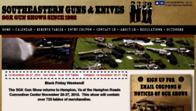 What Guns-knives.com website looked like in 2016 (7 years ago)