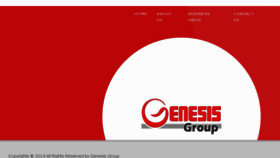 What Genesisgroupng.com website looked like in 2016 (7 years ago)