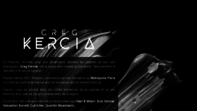What Gregkercia.com website looked like in 2016 (7 years ago)