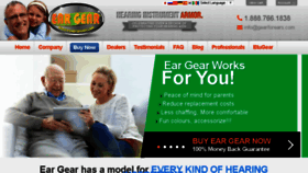What Gearforears.com website looked like in 2016 (7 years ago)