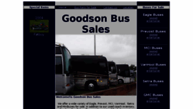What Goodsonbussales.com website looked like in 2016 (7 years ago)