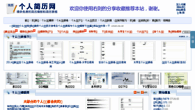 What Geren-jianli.com website looked like in 2016 (7 years ago)