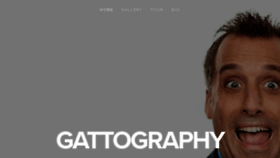 What Gattography.net website looked like in 2016 (7 years ago)