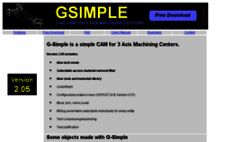 What Gsimple.eu website looked like in 2016 (7 years ago)