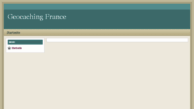 What Geocaching-france.com website looked like in 2016 (7 years ago)