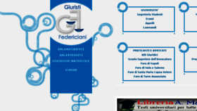 What Giuristifedericiani.org website looked like in 2016 (7 years ago)